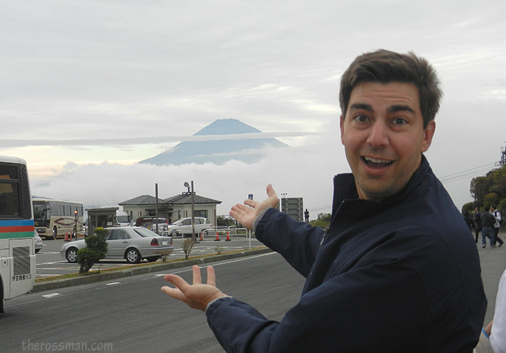 Me and Fuji… Fuji and I? Whichever.