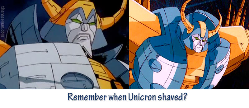 Remember when Unicron shaved?