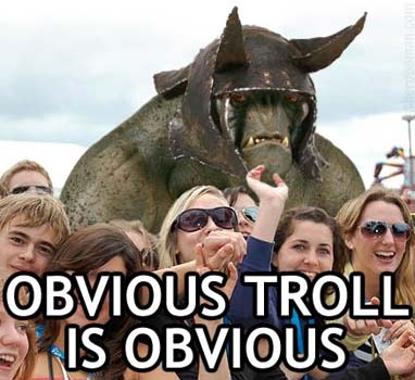 Obvious troll