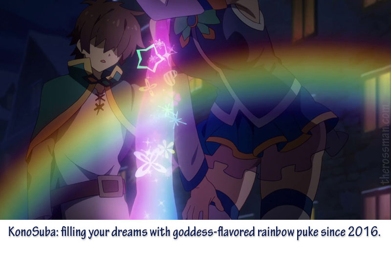 KonoSuba RAINBOW PUKE