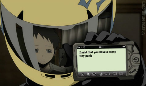 Celty tells it like it is