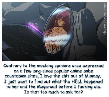 Minmay in Macross Frontier, bitch