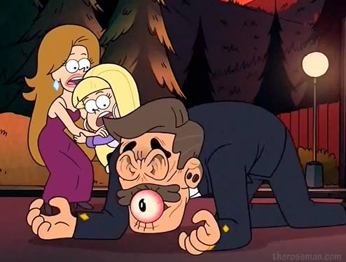 Gravity Falls face reshuffle