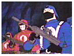 "Fire your lasers at their FEET!! Agh! It's not killing them!?!?"