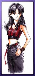 Misato doing her "I Dream of Jeanie" impression.