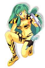 Lum, dressed to kill (hopefully Ataru).